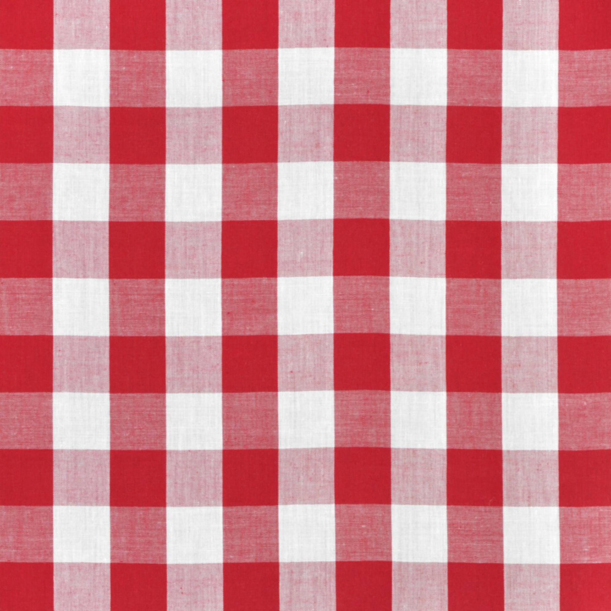 1" Red Gingham
